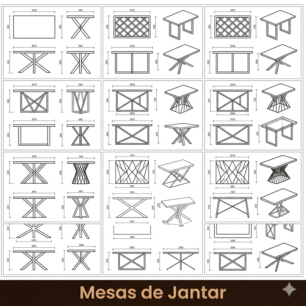 Catálogo de Mesas de Jantar